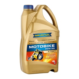 Моторное масло RAVENOL Motobike 4-T Mineral SAE 20W-50 (4л)