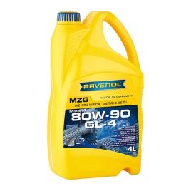 Трансмиссионное масло RAVENOL Getriebeoel MZG SAE 80W-90 GL-4 (4л)