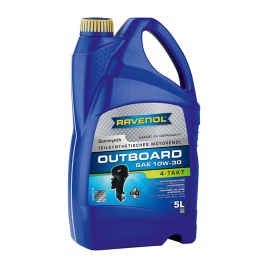 Моторное масло для 4-T лод.моторов RAVENOL Outboardoel 4T SAE 10W-30 (5л)