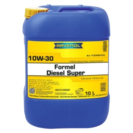 Моторное масло RAVENOL Formel Diesel Super SAE 10W-30 (10л)
