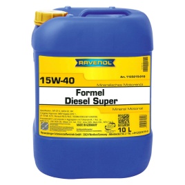 Моторное масло RAVENOL Formel Diesel Super SAE 15W-40 (10л)