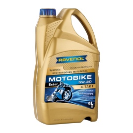 Моторное масло RAVENOL Motobike 4-T Ester SAE 5W-30 (4л)