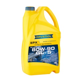 Трансмиссионное масло RAVENOL Getriebeoel EPX SAE 80W-90 GL-5 (4л)