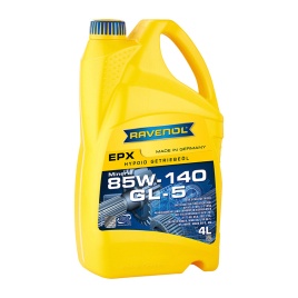 Трансмиссионное масло RAVENOL Getriebeoel EPX SAE 85W-140 GL-5 (4л)