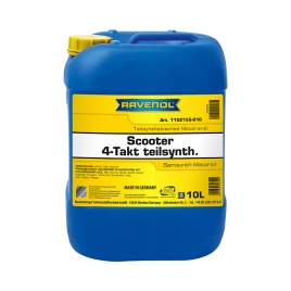 Моторное масло для 4-Такт скутеров RAVENOL Scooter 4-Takt Teilsynth. (10л)