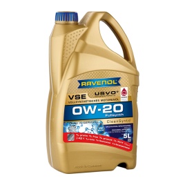 Моторное масло RAVENOL VSE SAE 0W-20 (5л) 4+1 акция