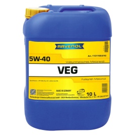 Моторное масло RAVENOL VEG SAE 5W-40 (10л)