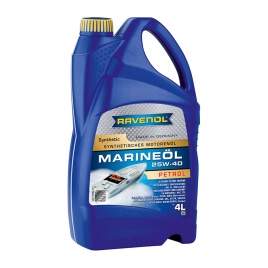 Моторное масло RAVENOL Marineoil PETROL SAE 25W-40 synthetic (4л)