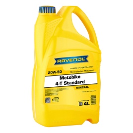 Моторное масло RAVENOL Motobike 4-T Standard SAE 20W-50 (4л)