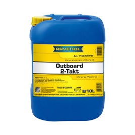 Моторное масло для 2Т лод.моторов RAVENOL Outboardoel 2T Mineral (10л)