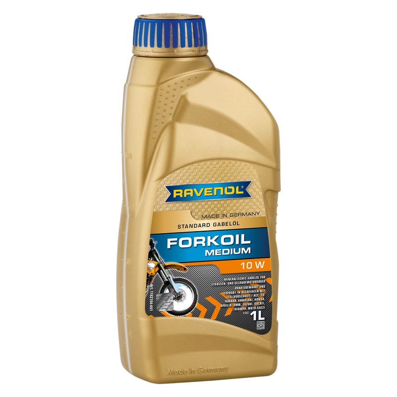 Вилочное масло RAVENOL FORKOIL Medium 10W (1л) фото 1