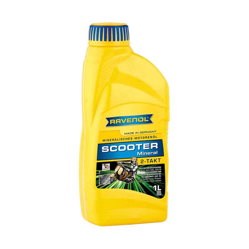 Моторное масло для 2-Такт скутеров RAVENOL Scooter 2-Takt Mineral (1л) фото 1