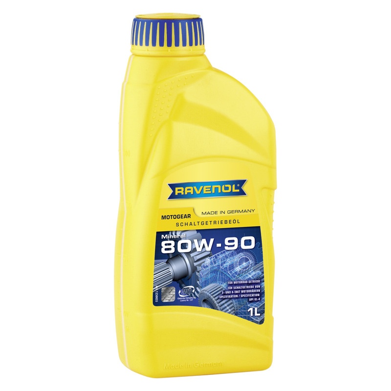 Трансмиссионное масло RAVENOL Motogear SAE 80W-90 GL-4 (1л) фото 1