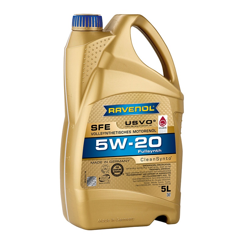 Моторное масло RAVENOL Super Fuel Economy SFE SAE 5W-20 (5л) фото 1