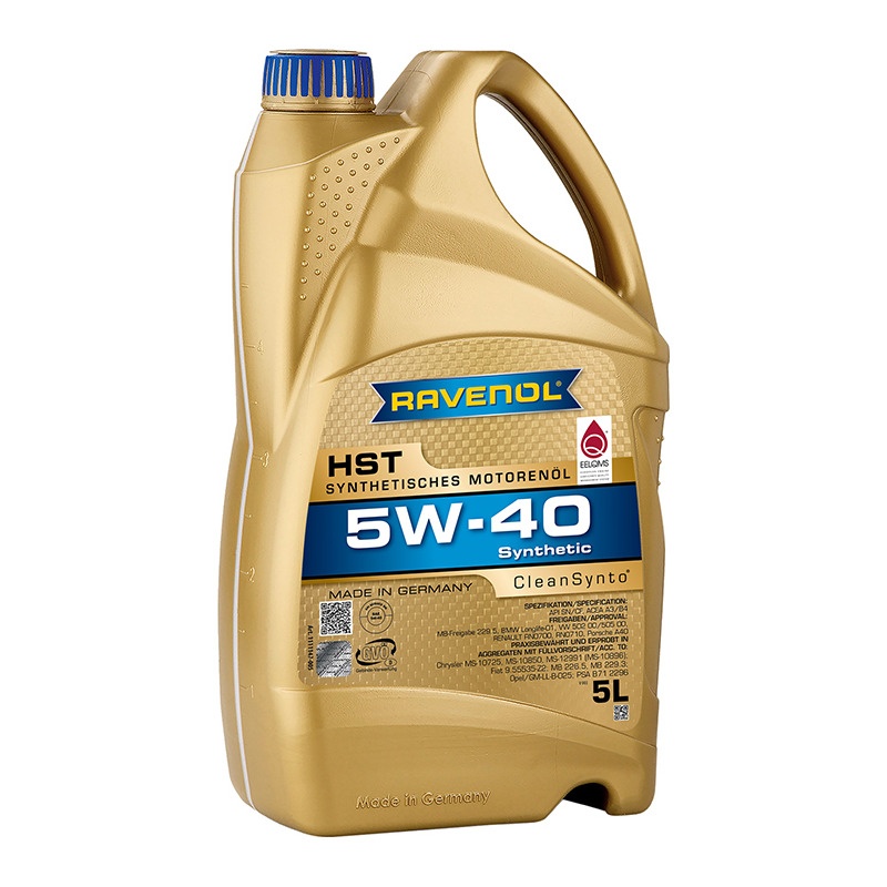 Моторное масло RAVENOL HST SAE 5W-40 (5л) фото 1