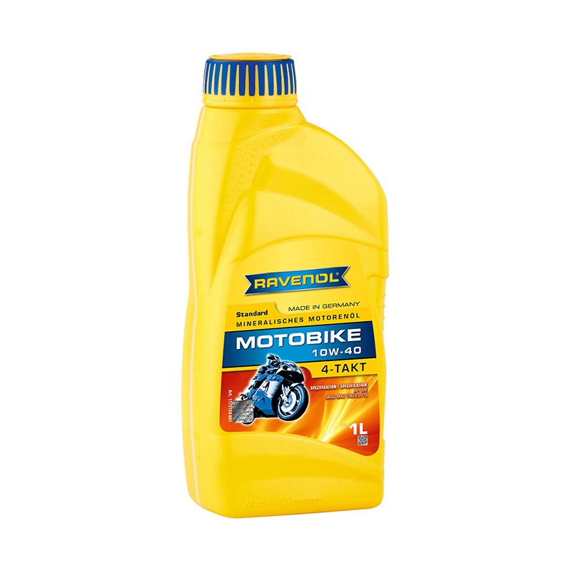 Моторное масло RAVENOL Motobike 4-T Standard SAE 10W-40 (1л) фото 1