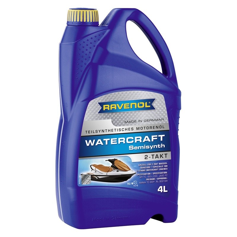 Моторное масло для 2-Такт RAVENOL WATERCRAFT Teilsynth. 2-Takt (4л) фото 1