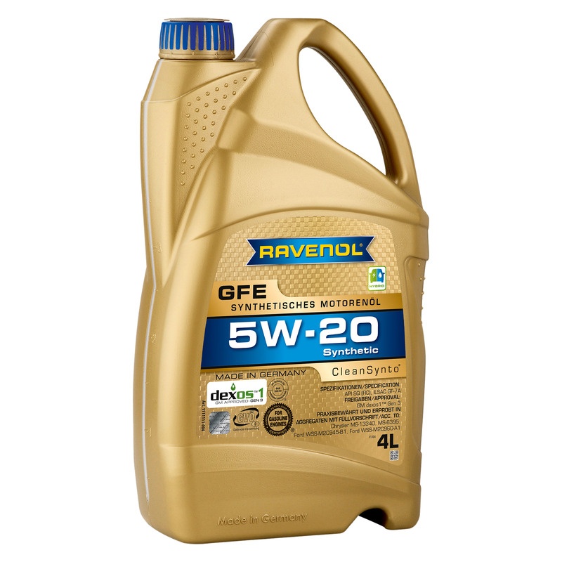 Моторное масло RAVENOL GFE SAE 5W-20 (4л) фото 1