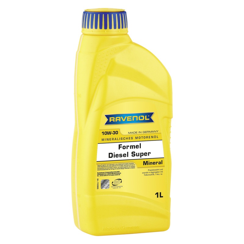 Моторное масло RAVENOL Formel Diesel Super SAE 10W-30 (1л) фото 1