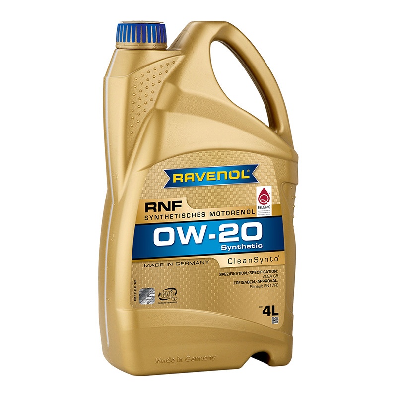 Моторное масло RAVENOL RNF SAE 0W-20 (4л) фото 1