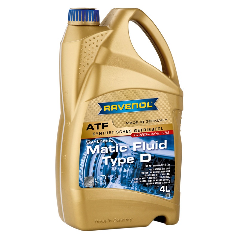 Трансмиссионное масло RAVENOL ATF Matic Fluid Type D (4л) фото 1