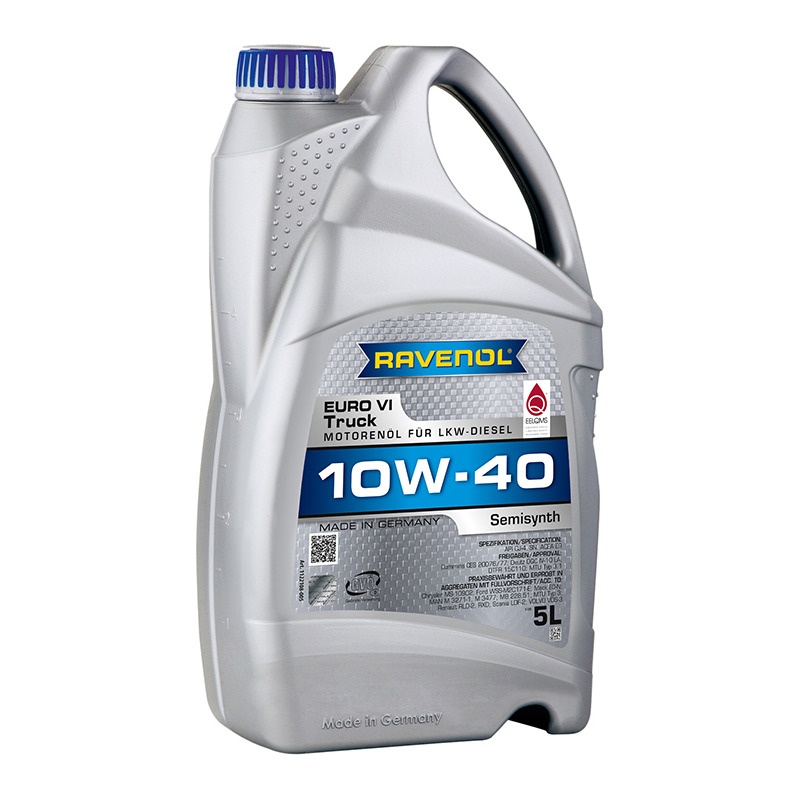 Моторное масло RAVENOL Euro VI Truck SAE 10W-40 (5л) фото 1