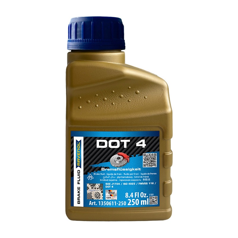 Тормозная жидкость RAVENOL DOT-4 (0,25л) new фото 1