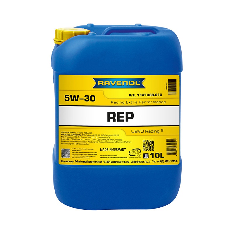 Моторное масло RAVENOL REP Racing Extra Performance SAE 5W-30 (10л) фото 1