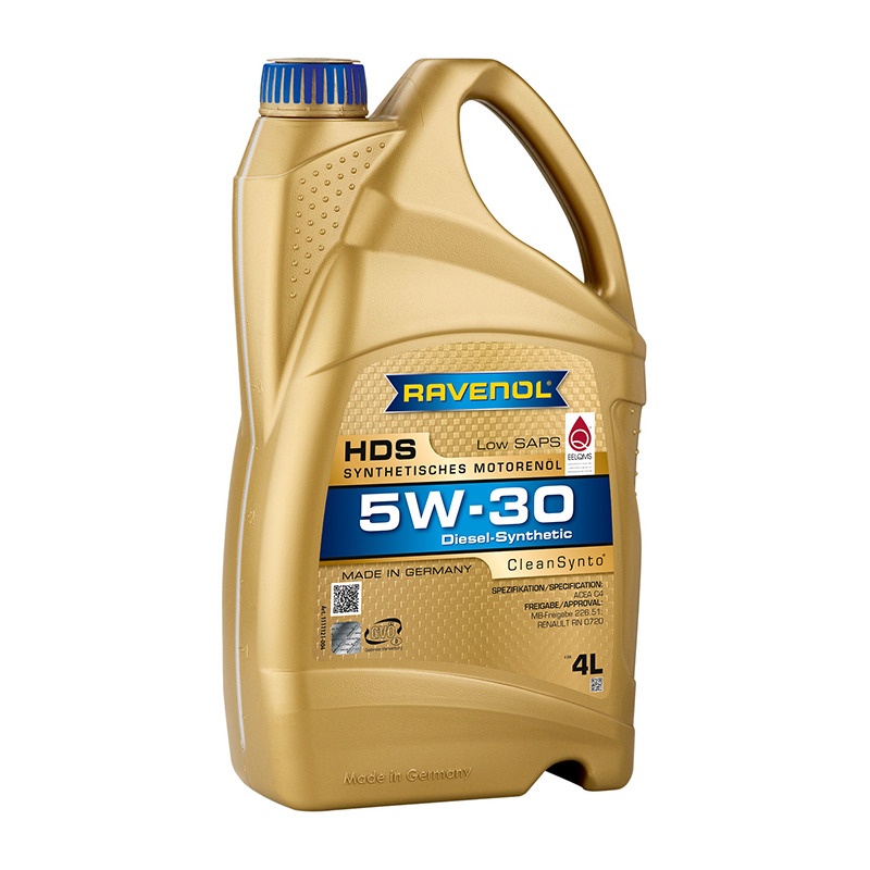 Моторное масло RAVENOL HDS Hydrocrack Diesel Specif SAE 5W-30 (4л) фото 1