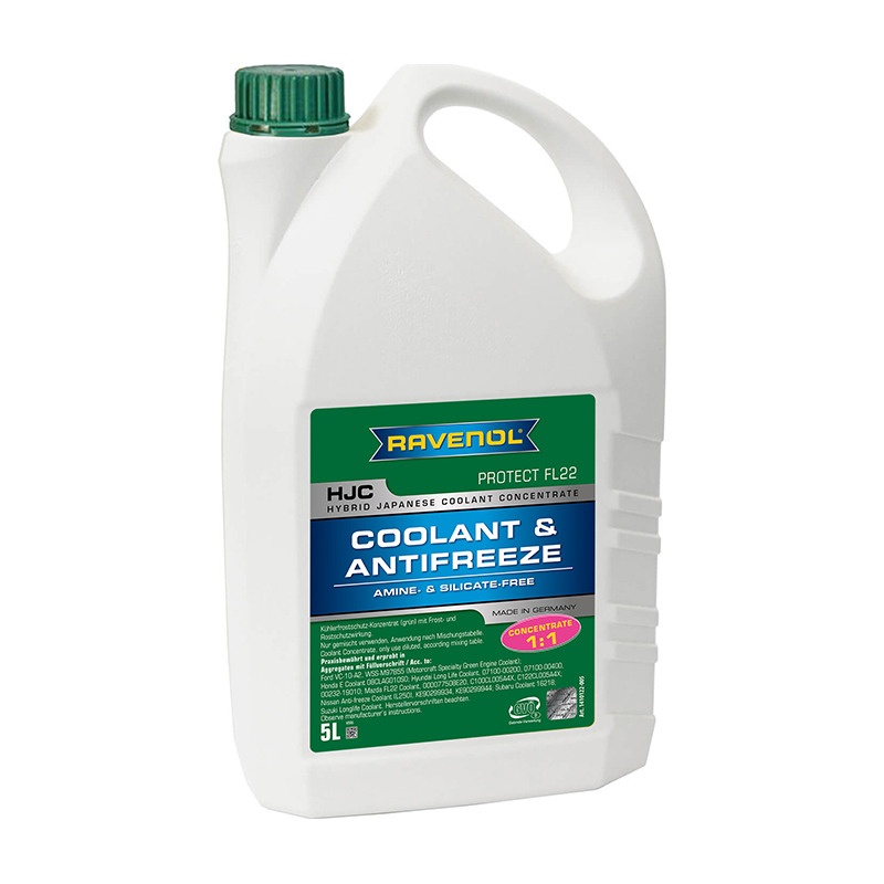 Антифриз концентрированный RAVENOL HJC Concentrate Protect FL22 (5л) фото 1