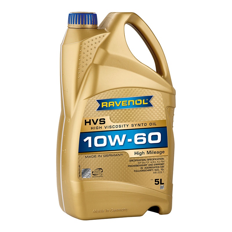Моторное масло RAVENOL HVS High Viscosity Synto Oil SAE 10W-60 (5л) фото 1
