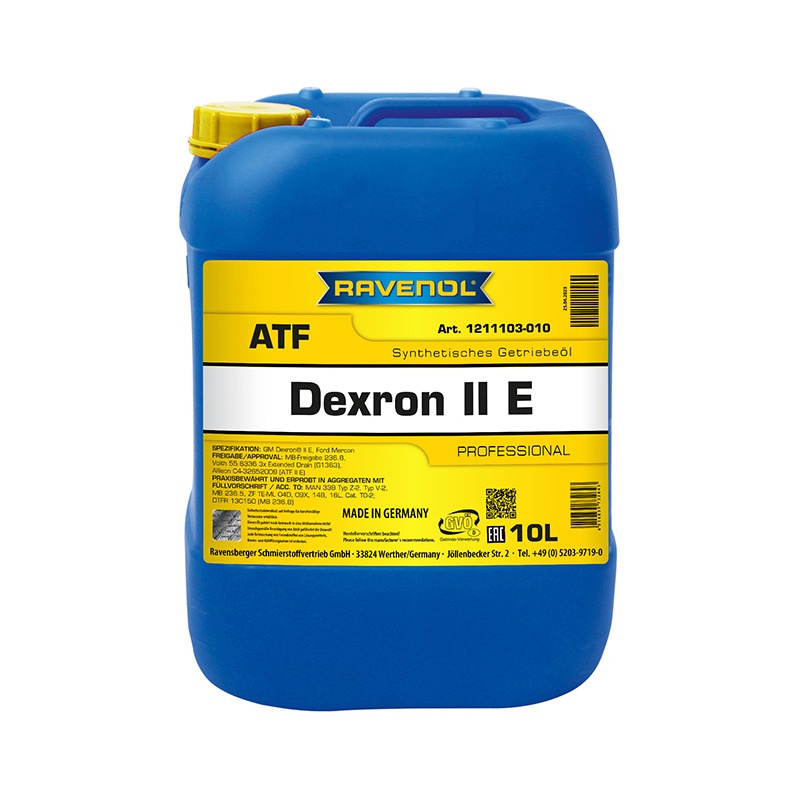 Трансмиссионное масло RAVENOL ATF Dexron II E (10л) фото 1