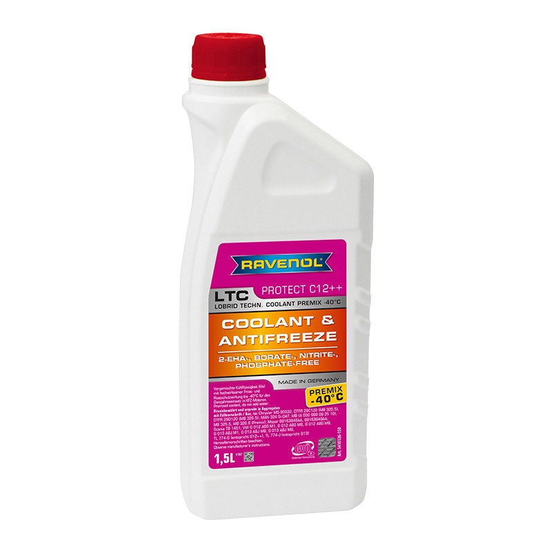 Антифриз готовый RAVENOL LTC Premix -40°C Protect C12++ (1,5л) фото 1
