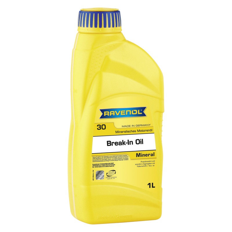 Обкаточное масло RAVENOL Break-In Oil SAE 30 (1л) фото 1