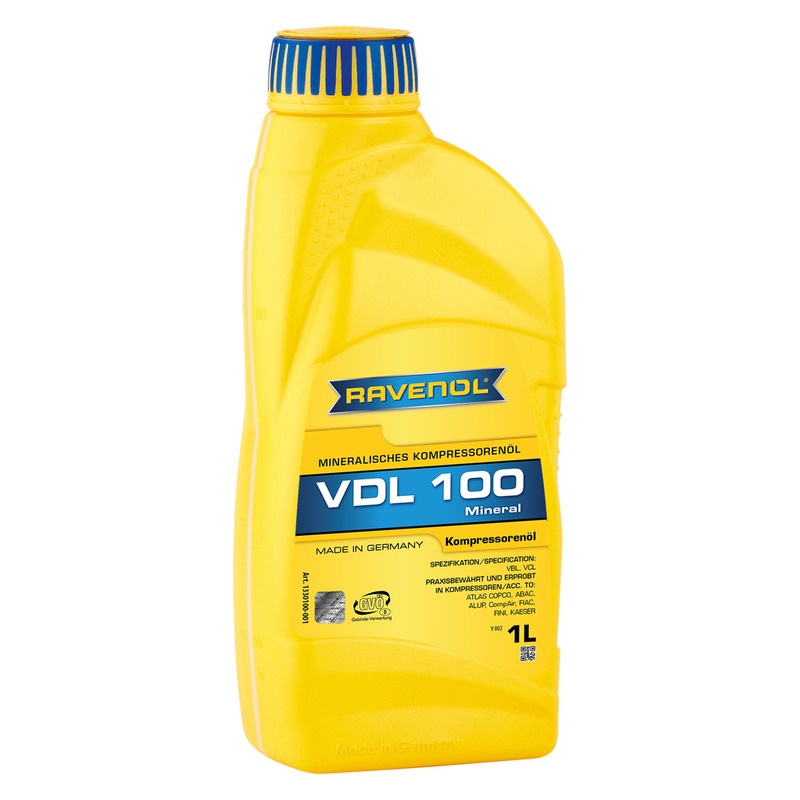 Компрессорное масло RAVENOL Kompressorenoel VDL 100 (1л) фото 1