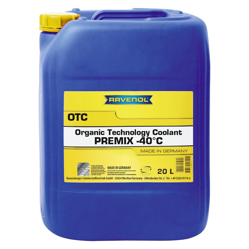 Антифриз готовый RAVENOL OTC Premix -40°C Protect C12+ (20л) фото 1