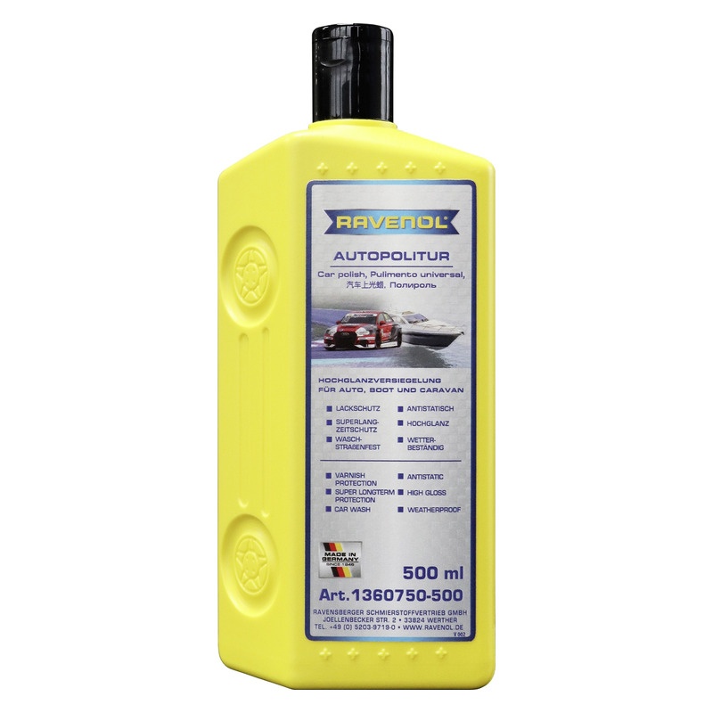 Полироль с тефлоном RAVENOL Autopolitur (0,5л) фото 1
