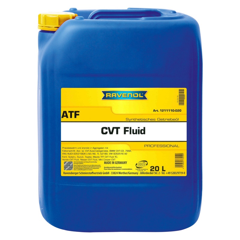 Трансмиссионное масло RAVENOL CVT Fluid (20л) фото 1