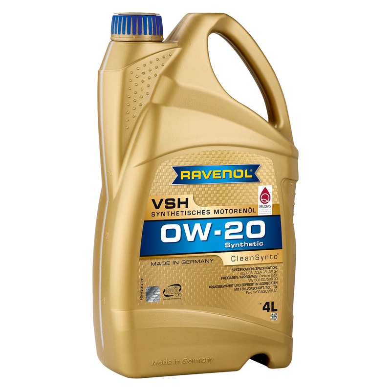 Моторное масло RAVENOL VSH SAE 0W-20 (4л) фото 1