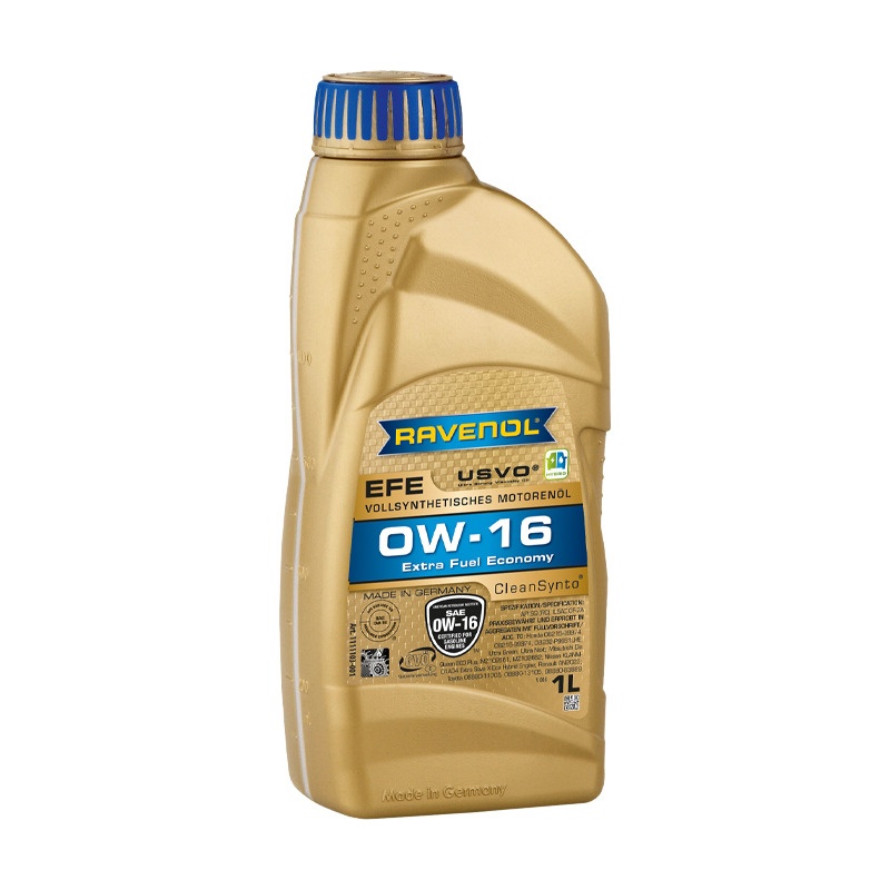 Моторное масло RAVENOL EFE Extra Fuel Economy SAE 0W-16 (1л) фото 1