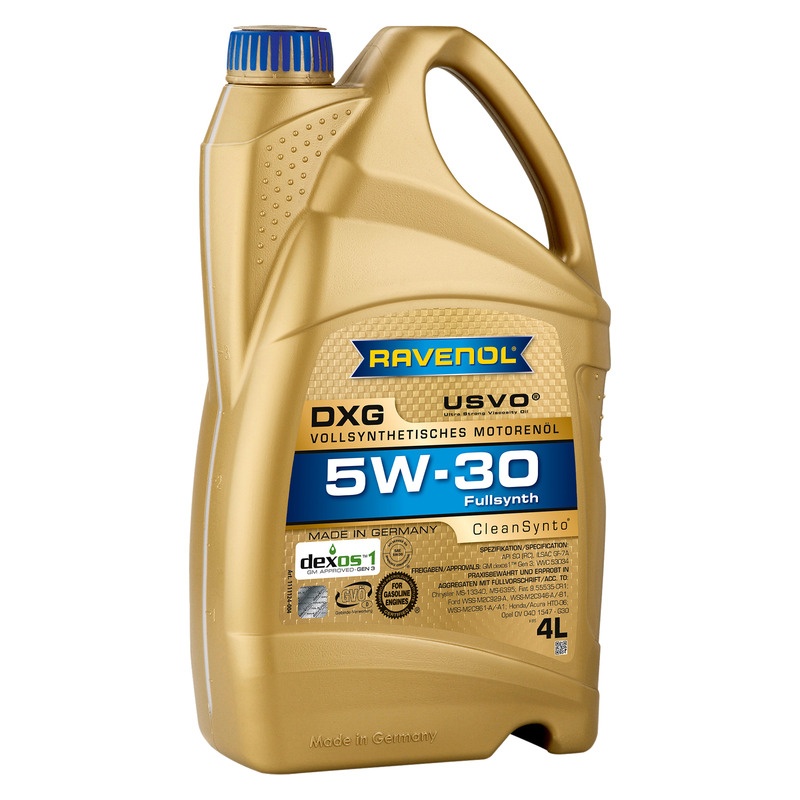 Моторное масло RAVENOL DXG SAE 5W-30 (4л) фото 1