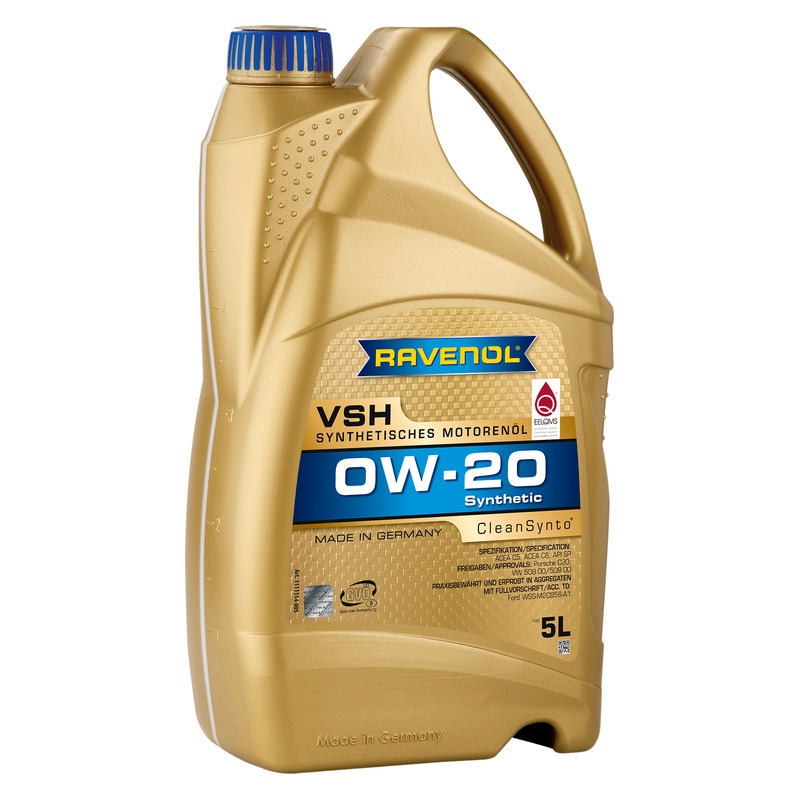 Моторное масло RAVENOL VSH SAE 0W-20 (5л) фото 1