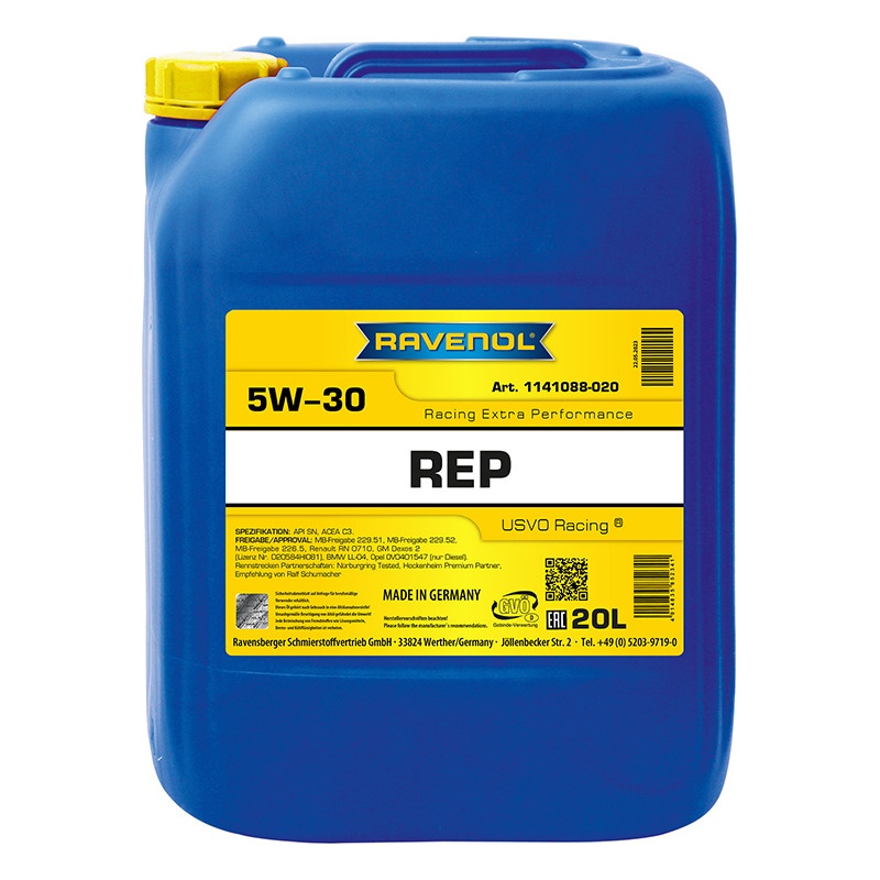 Моторное масло RAVENOL REP Racing Extra Performance SAE 5W-30 (20л) фото 1