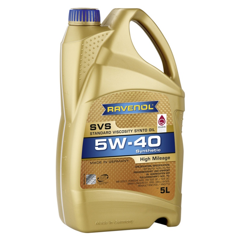 Моторное масло RAVENOL SVS Standard Viscosity Synto Oil SAE 5W-40 (5л) фото 1