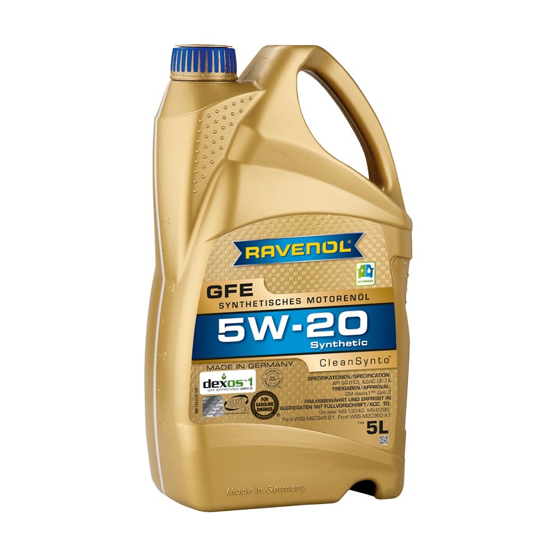 Моторное масло RAVENOL GFE SAE 5W-20 (5л) фото 1