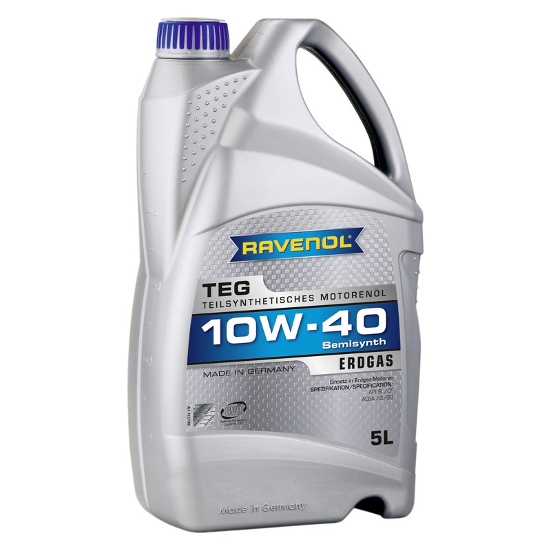 Моторное масло RAVENOL TEG 10W-40 (5л) фото 1