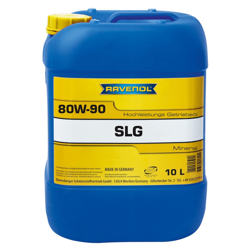 Трансмиссионное масло RAVENOL Getriebeoel SLG SAE 80W-90 (10л) фото 1