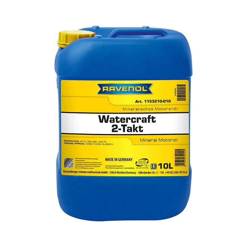 Моторное масло для 2-Такт RAVENOL WATERCRAFT Mineral 2-Takt (10л) фото 1